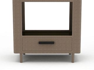 现代玻璃桌子模型