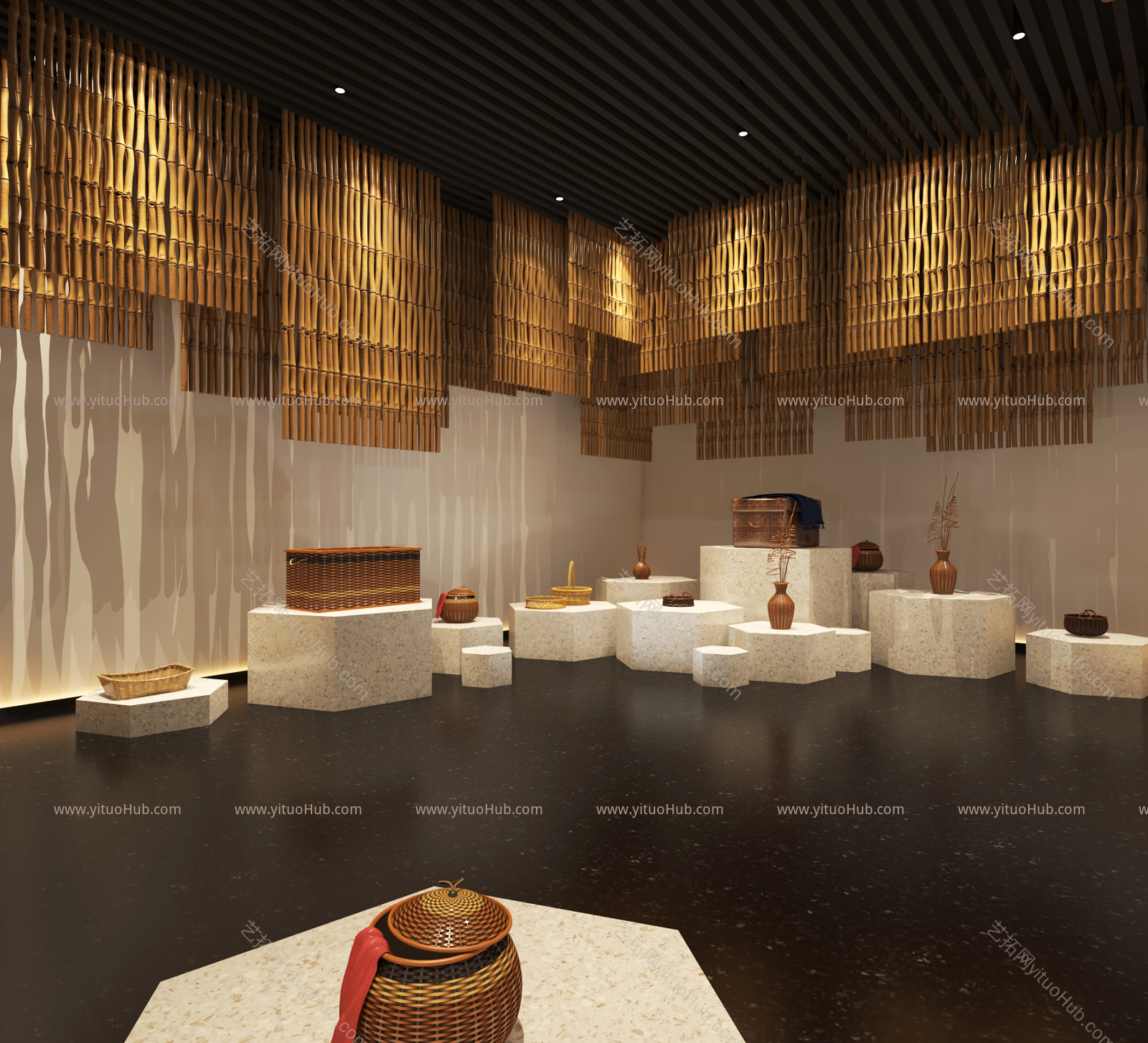 新中式竹文化展厅