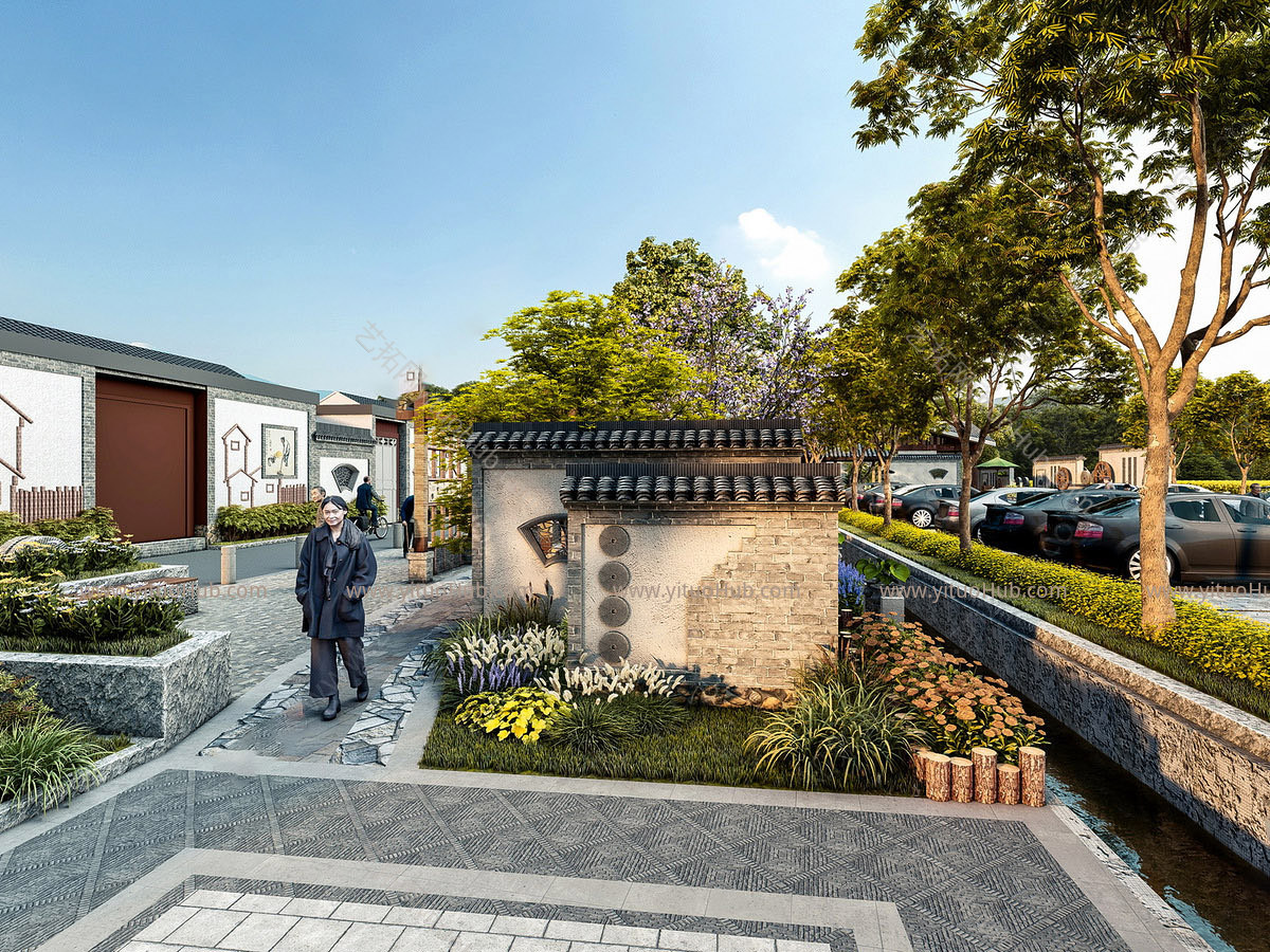 美丽乡村新农村田园乡村建设景观
