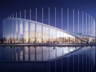 商业综合体建筑效果图