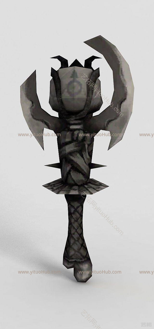 现代龙之谷游戏武器模型