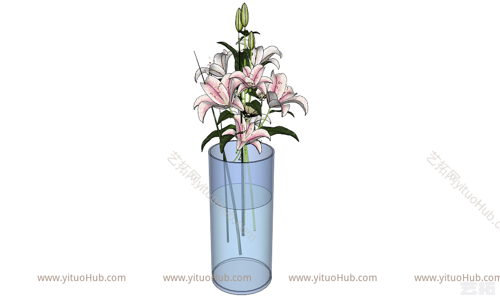 花瓶花艺组合装饰品