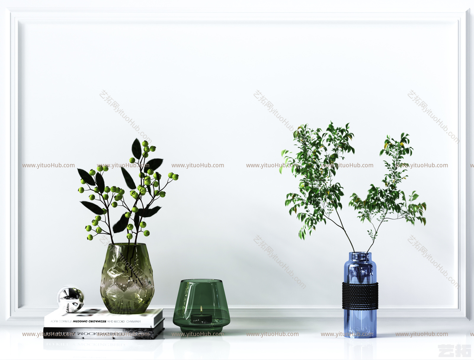 花瓶，植物，摆件，现代绿植装饰，时尚装饰，卧室摆件，客厅摆件