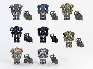 游戏角色怪物模型