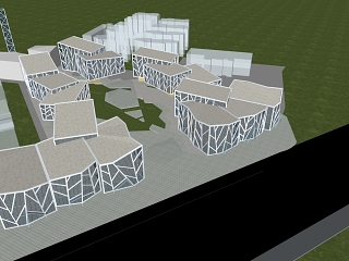 现代展览馆建筑