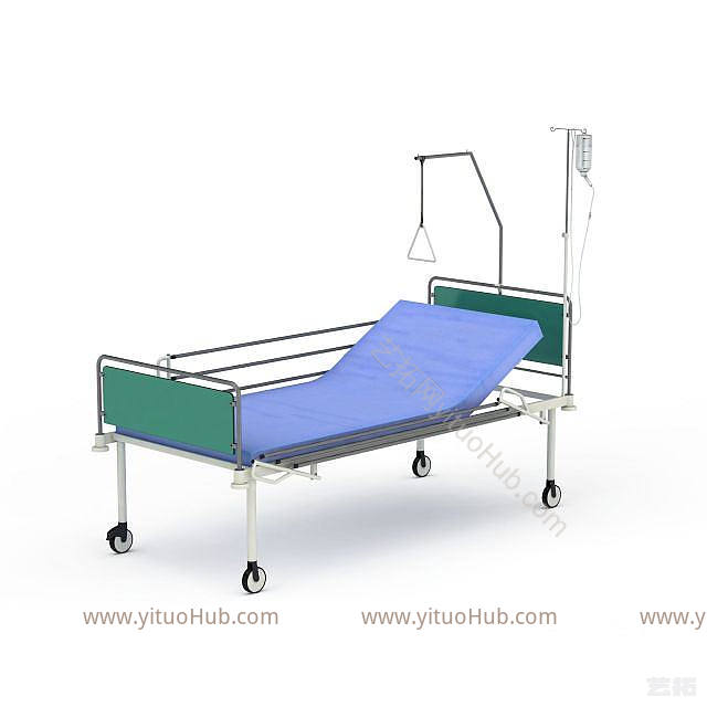 现代医用病床模型