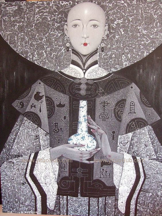新中式日式人物挂画 (13)