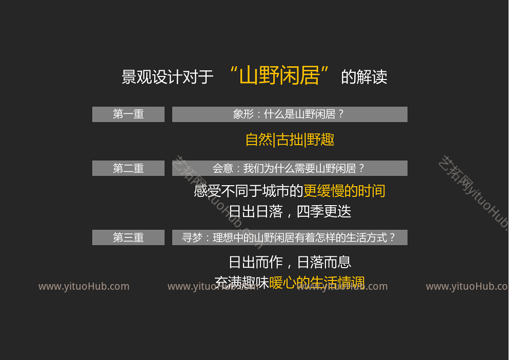 牯牛降度假酒店景观方案深化设计