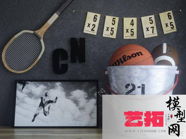 现代儿童房装饰品