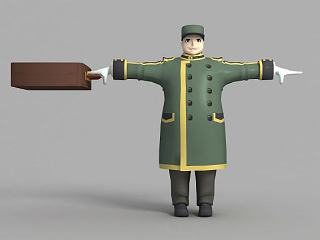 现代游戏动漫人物角色模型