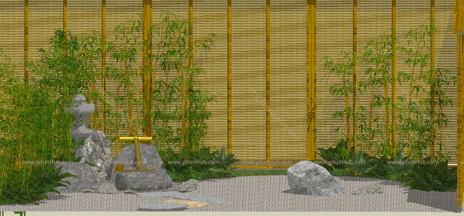中式庭院景观
