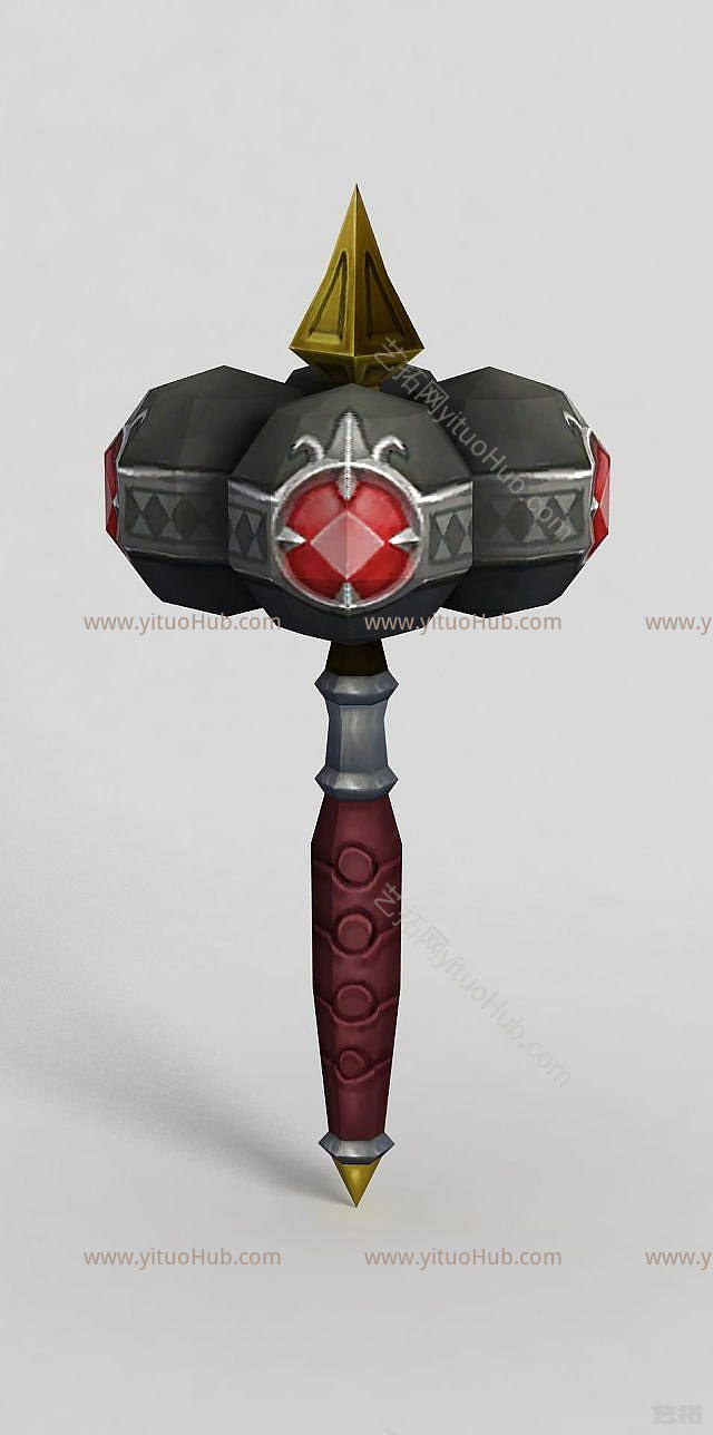 现代龙之谷游戏武器模型