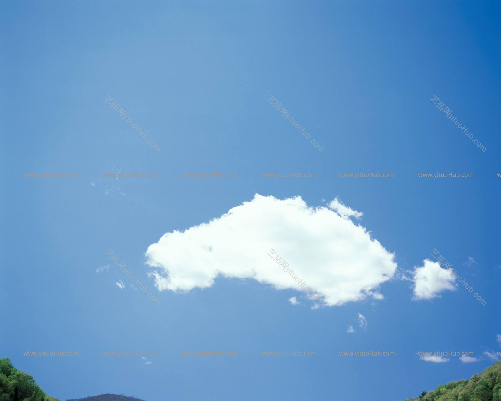晴天 蓝天白云 天空高清素材贴图