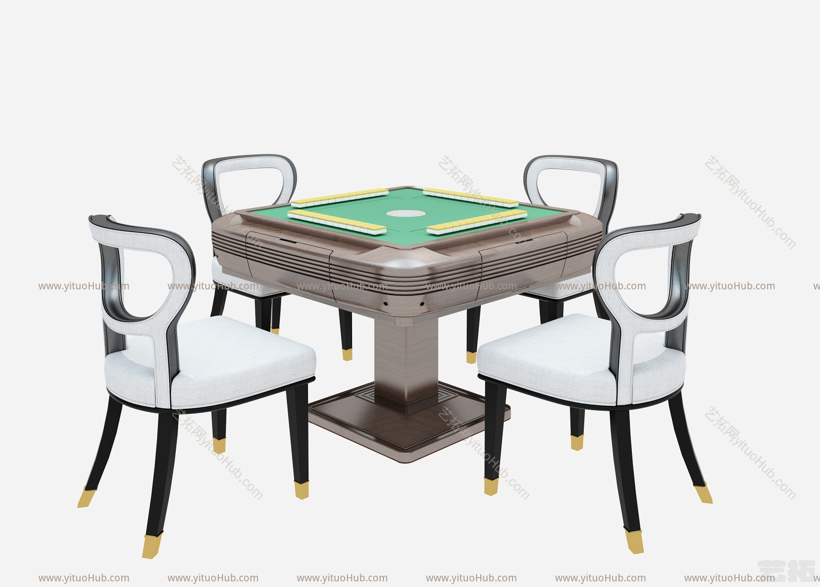 现代棋牌室麻将机组合
