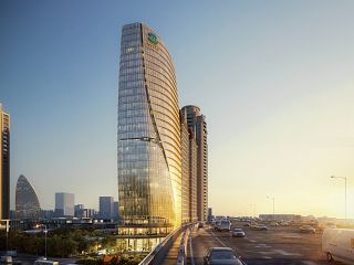 高楼建筑外观效果图