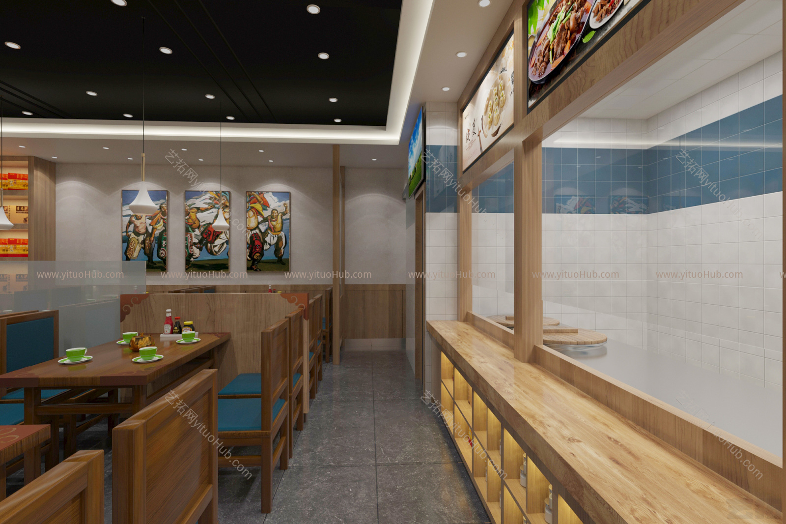 现代零食店
