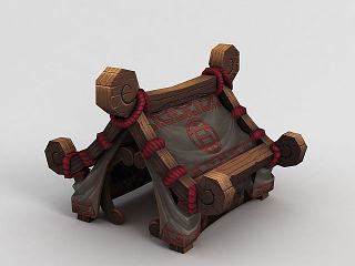 现代WOW魔兽场景道具模型