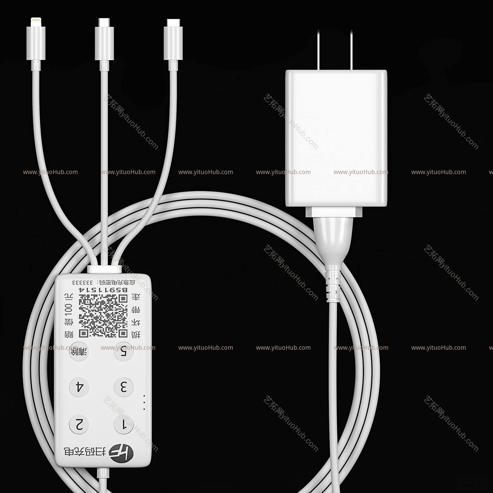 现代充电设备模型