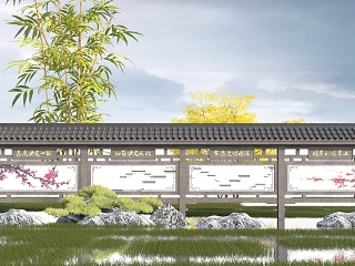 中式文化宣传栏