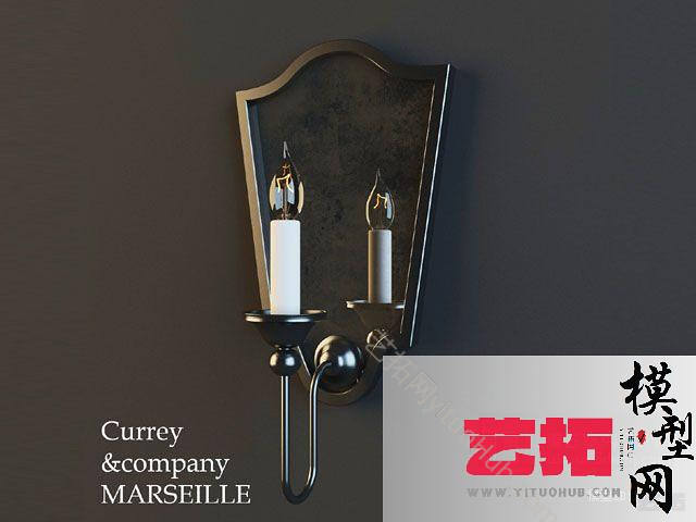 现代北欧金属镜子壁灯