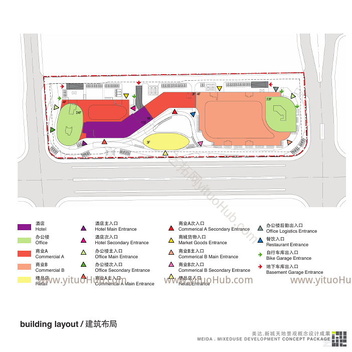 美达下沙商业综合体概念设计成果