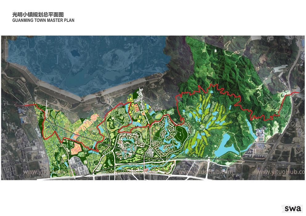 光明新区马拉松山湖绿道（一期）设计