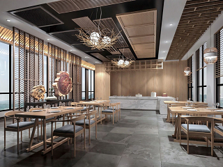 新中式酒店餐厅