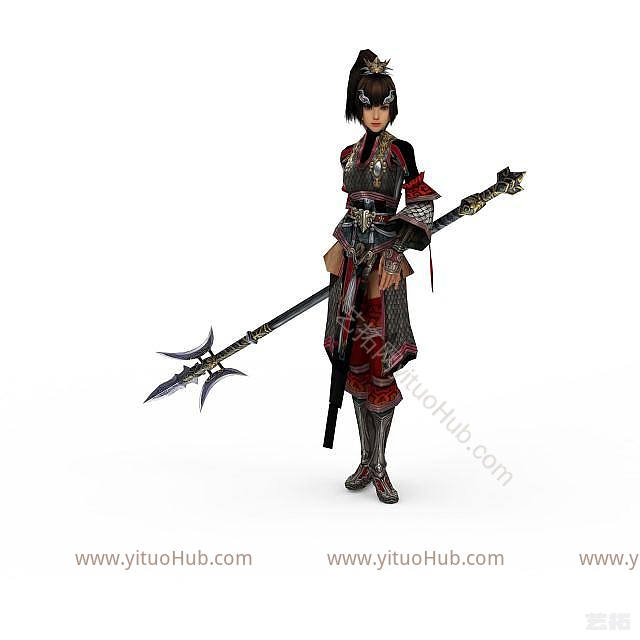 现代女侠模型