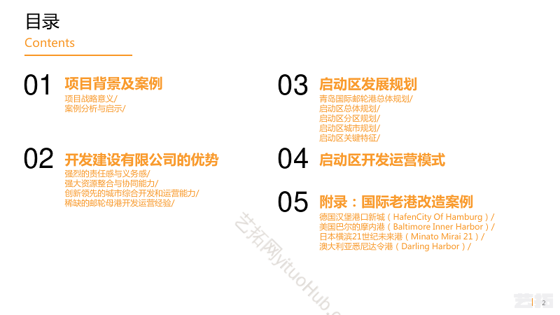 青岛国际邮轮港(启动区) 产业发展规划