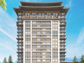 现代办公楼外观