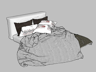 双人床