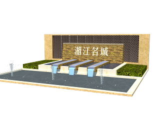 现代景墙