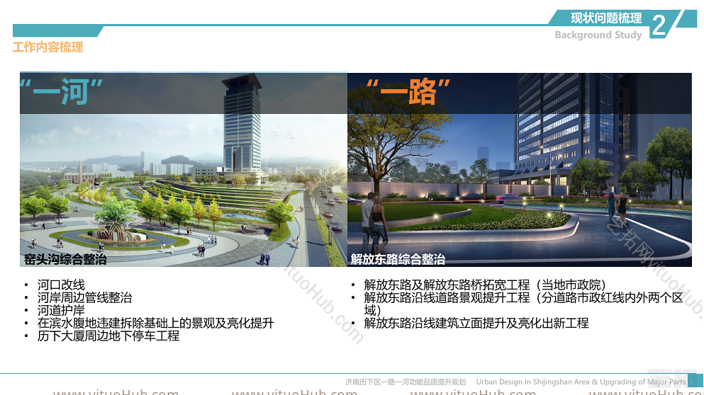 济南历下一河一路城市更新
