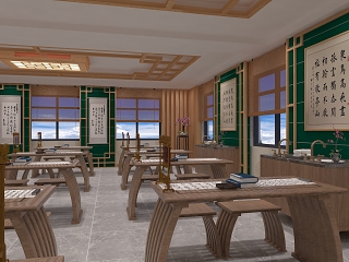 新中式快餐厅 混沌店