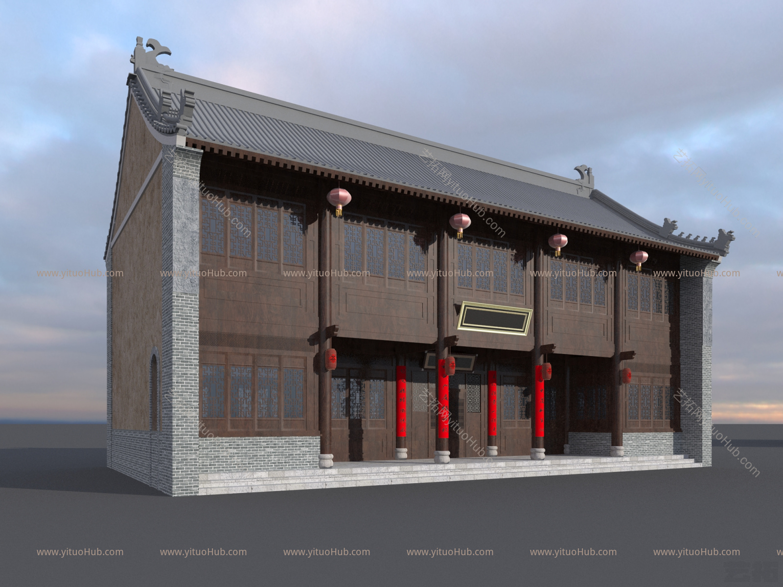 新中式古建筑
