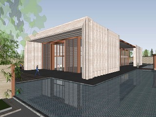新中式示范区景观