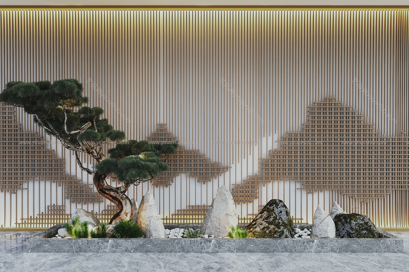 现代假山