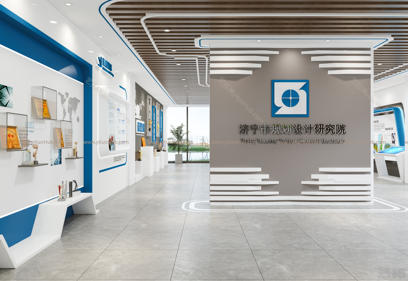 现代企业展厅