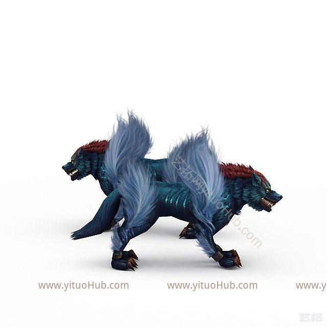 幽冥犬游戏角色模型