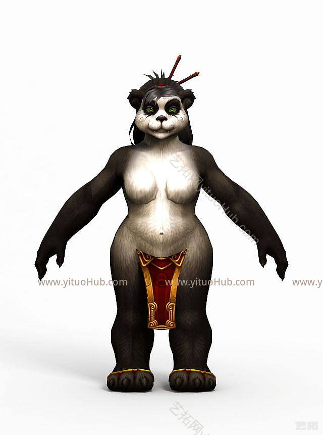 现代wow魔兽世界角色模型