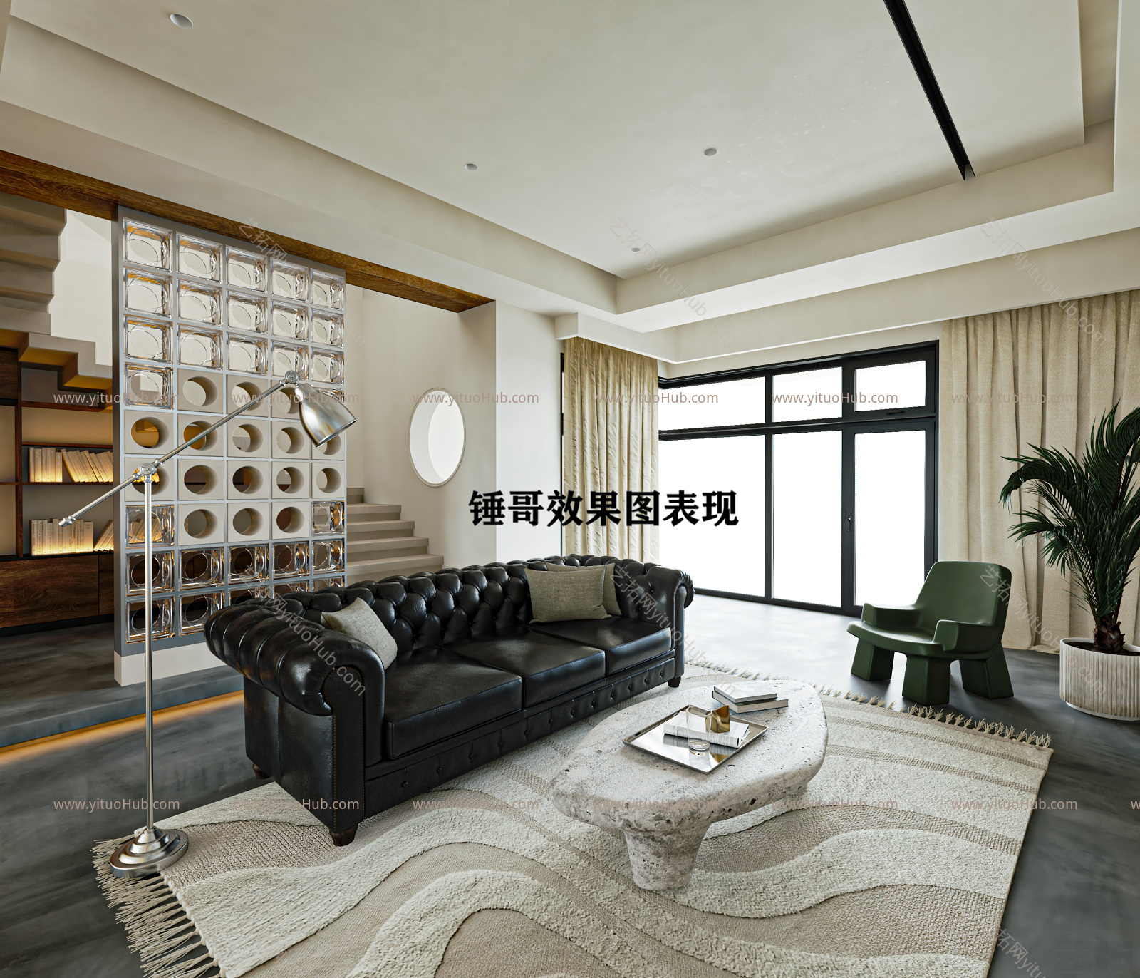 现代极简风格客厅