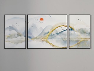 现代鎏金装饰画