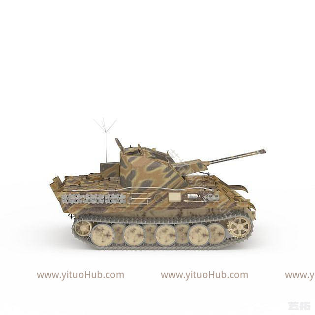 现代迷彩M2轻型坦克模型