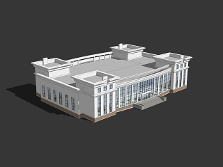 现代办公建筑 活动建筑 活动场馆 行政大楼