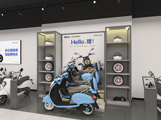 工业LOFT工业风电动车展厅