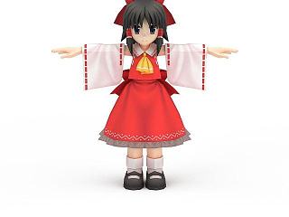 日系动漫女孩模型
