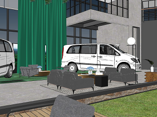 汽车4S店车行展厅