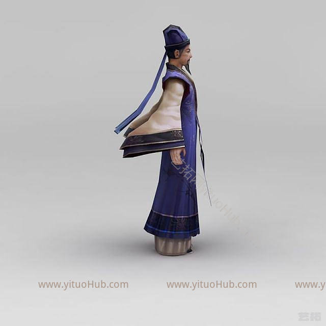 现代三国人物模型