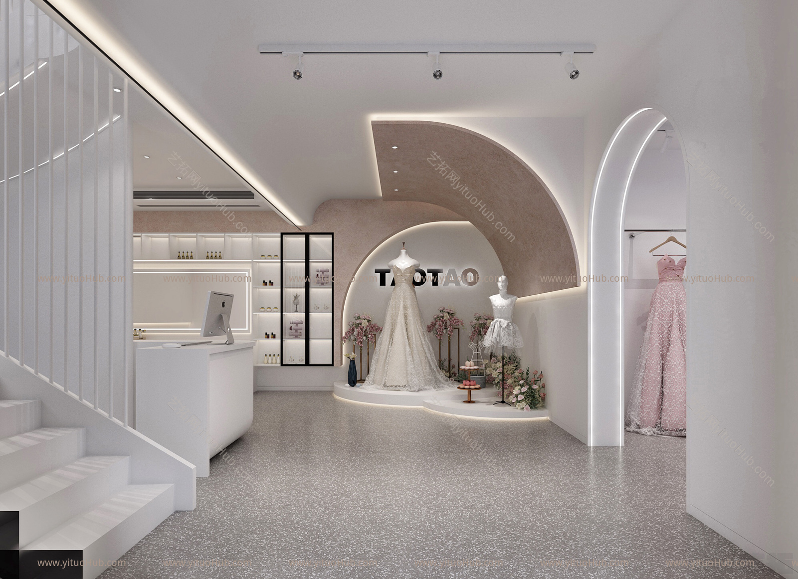 现代婚纱店