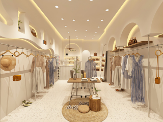 现代服装店